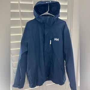 Helly Hansen Navy and Light Blue Jacket L